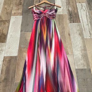 Sundress - Full length halter top  designed by SKY (Size small)